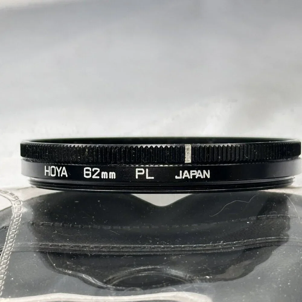 HOYA JAPAN 62mm PL Polarizing Filter SLR DSLR EUC Vintage Clean Vintage